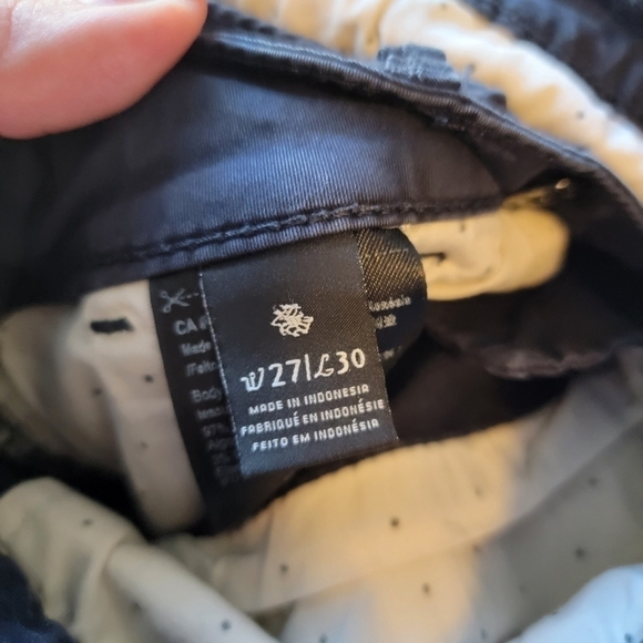 Scotch & Soda - Navy Chinos Size 27 - Picture 6 of 6